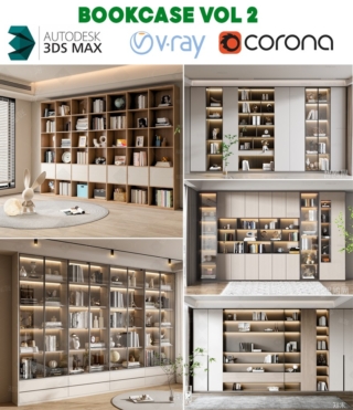 3D102 – BOOKCASE FURNITURE VOL.2