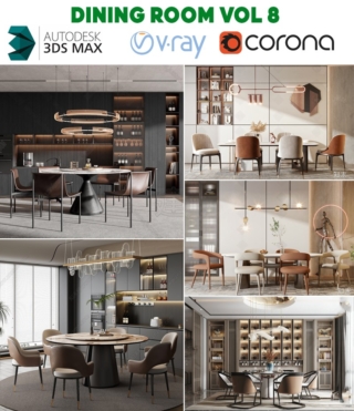 3D119 – DINING ROOM VOL.8