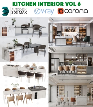 3D120 – KITCHEN INTERIOR VOL.6