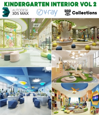 M0158 – 3D KINDERGARTEN INTERIOR VOL.2