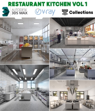 M0163 – 3D RESTAURANT KITCHEN VOL.1