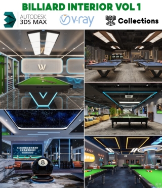 M0165 – 3D BILLIARD INTERIOR VOL.1