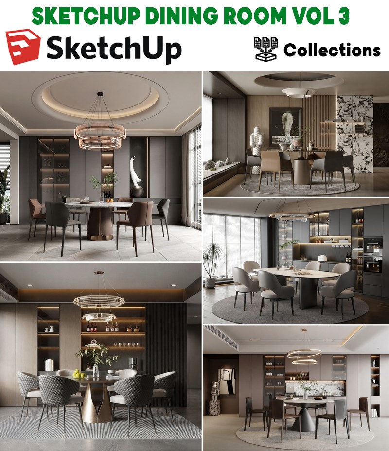 SKETCHUP DINING ROOM VOL.3