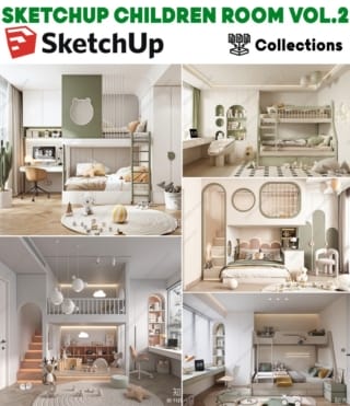 SK065 – SKETCHUP CHILDREN ROOM VOL.2