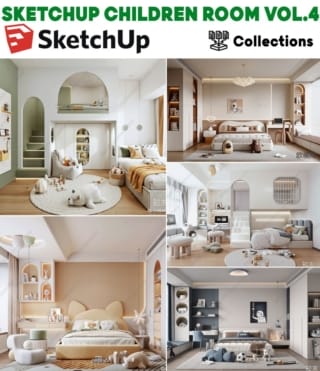 SK071 -SKETCHUP CHILDREN ROOM VOL.4
