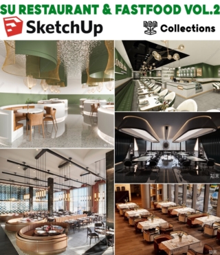 SK058 – SKETCHUP RESTAURANT & FASTFOOD VOL.2
