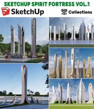 SK048 – SKETCHUP SPIRIT FORTRESS VOL.1