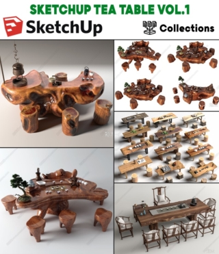 SK059 – SKETCHUP TEA TABLE VOL.1
