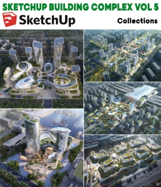 SU0138 – SKETCHUP BUILDING COMPLEX VOL.5