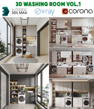 M0183 – 3D WASHING ROOM VOL.1