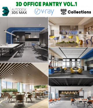 3D129 – 3D OFFICE PANTRY VOL.1