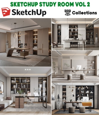 SK076 – SKETCHUP STUDY ROOM VOL.2