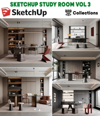 SK078 – SKETCHUP STUDY ROOM VOL.3