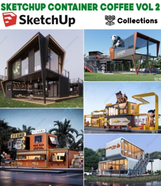 SK087 – SKETCHUP CONTAINER COFFEE VOL.2