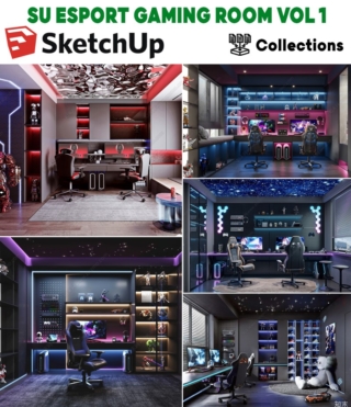 SK090 – SKETCHUP ESPORT GAMING ROOM VOL.1