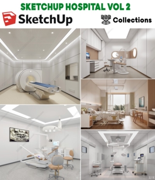 SU0147 – SKETCHUP HOSPITAL VOL.2