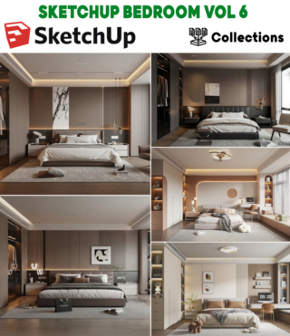 SK0100 – SKETCHUP BEDROOM VOL.6