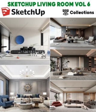 SK0102 – SKETCHUP LIVING ROOM VOL.06