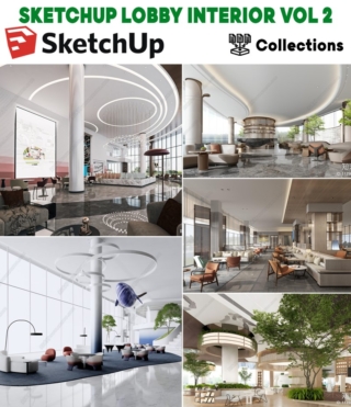 SK0103 – SKETCHUP LOBBY INTERIOR VOL.2