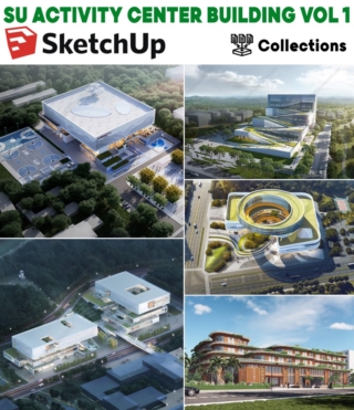 SU0153 – SKETCHUP ACTIVITY CENTER BUILDING VOL.1