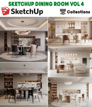 SK0110 – SKETCHUP DINING ROOM VOL.4