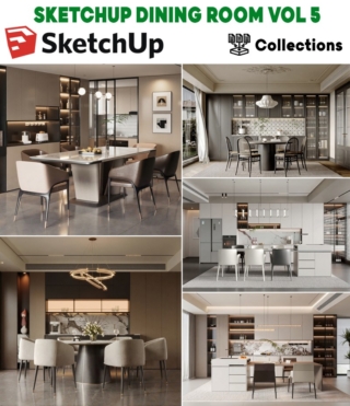 SK0120 – SKETCHUP DINING ROOM VOL.5