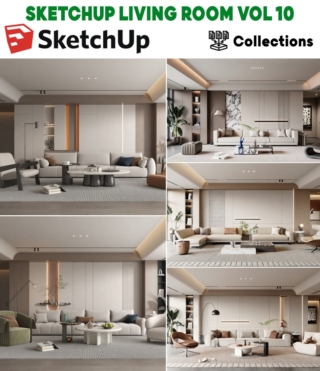 SK0121 – SKETCHUP LIVING ROOM VOL.10
