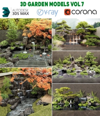 3D0145 – 3D GARDEN MODELS VOL.7