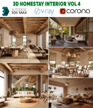 3D0149 – 3D HOMESTAY INTERIOR VOL.4