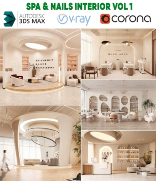3D0159 – SPA & NAILS INTERIOR VOL.3