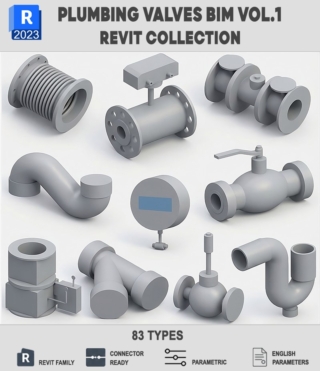 BIM026 – PLUMBING VALVES BIM VOL.1
