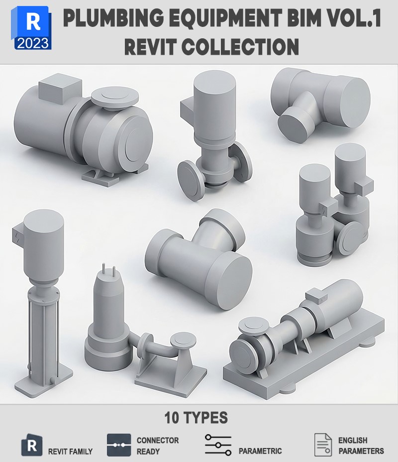 Water Tap Rvt THƯ VIỆN BIM THIẾT BỊ CẤP NƯỚC REVIT FAMILY VOL.1