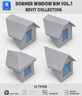 BIM028 – DORMER WINDOW COLLECTION VOL.1