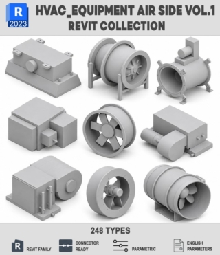BIM042 – HVAC EQUIPMENT AIR SIDE VOL.1
