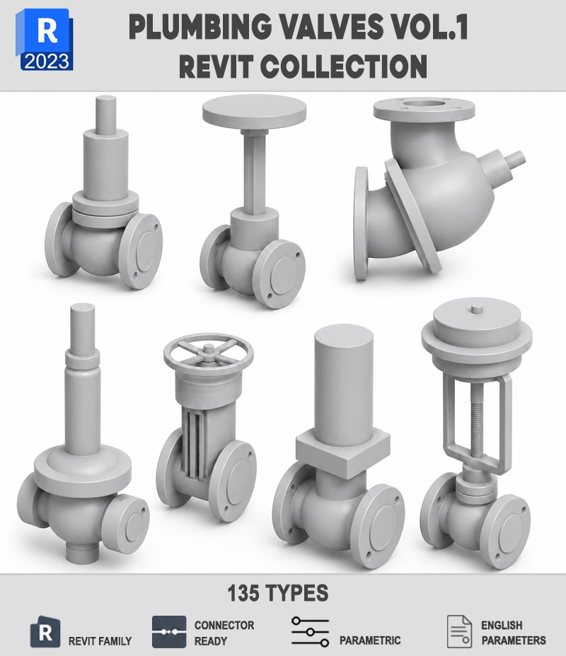 BIM048 - PLUMBING VALVES VOL.1