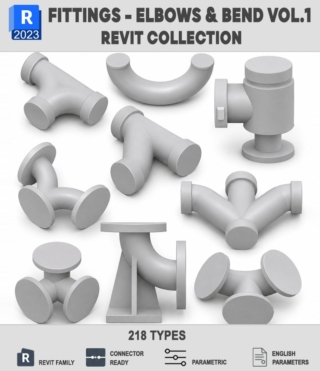 BIM050 – PLUMBING FITTINGS ELBOWS & BENDS VOL.1
