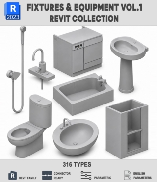 BIM053 – PLUMBING FIXTURES & EQUIPMENT VOL.1