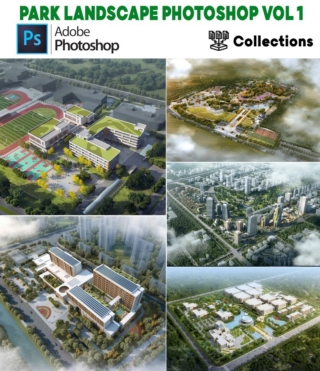 PSD09 – PARK LANDSCAPE PHOTOSHOP VOL.1