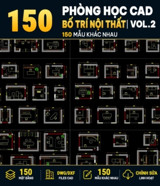 AC010 – 150 LUXURY STUDY ROOM LAYOUTS VOL.2