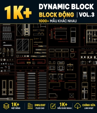 AC03 – DYNAMIC AUTOCAD BLOCK LIBRARY VOL.3 (1000+ HOTEL BLOCKS)