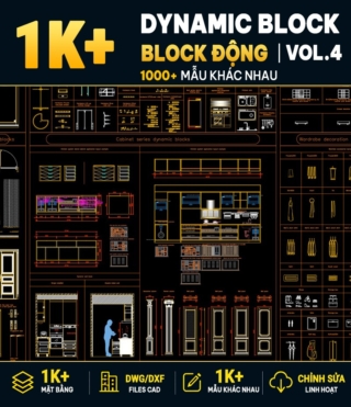 AC04 – DYNAMIC AUTOCAD BLOCK LIBRARY VOL.4 – 1000+ BLOCKS