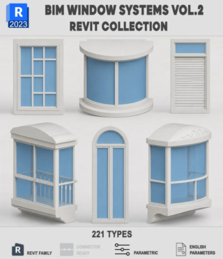 BIM029 – BIM WINDOW SYSTEMS COLLECTION VOL.2
